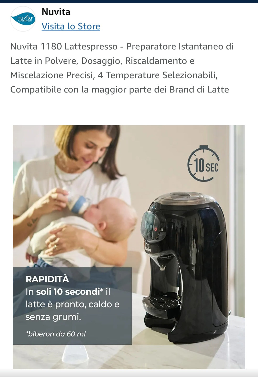 Latte espresso Nuvita