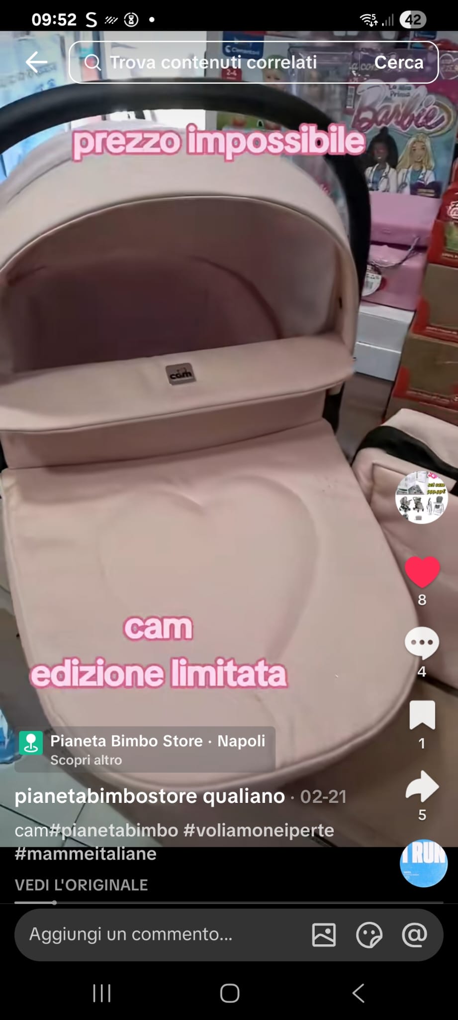 Trio cam rosa fluido easy