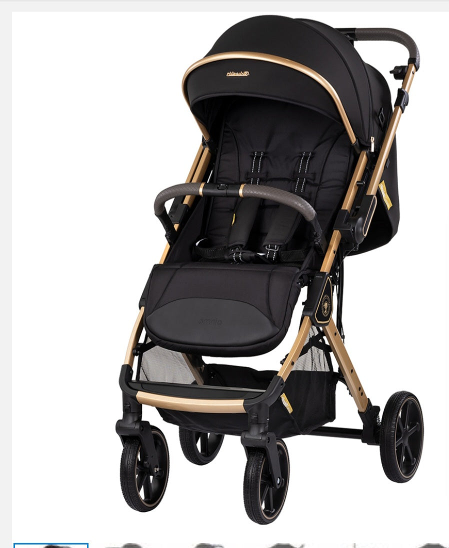 Passeggino xxL omnia reversibile con maniglione chiusura compatta completo di coprigambe 4 ammortizzatori leva abbassa alza schienale anti scivolo impermeabile