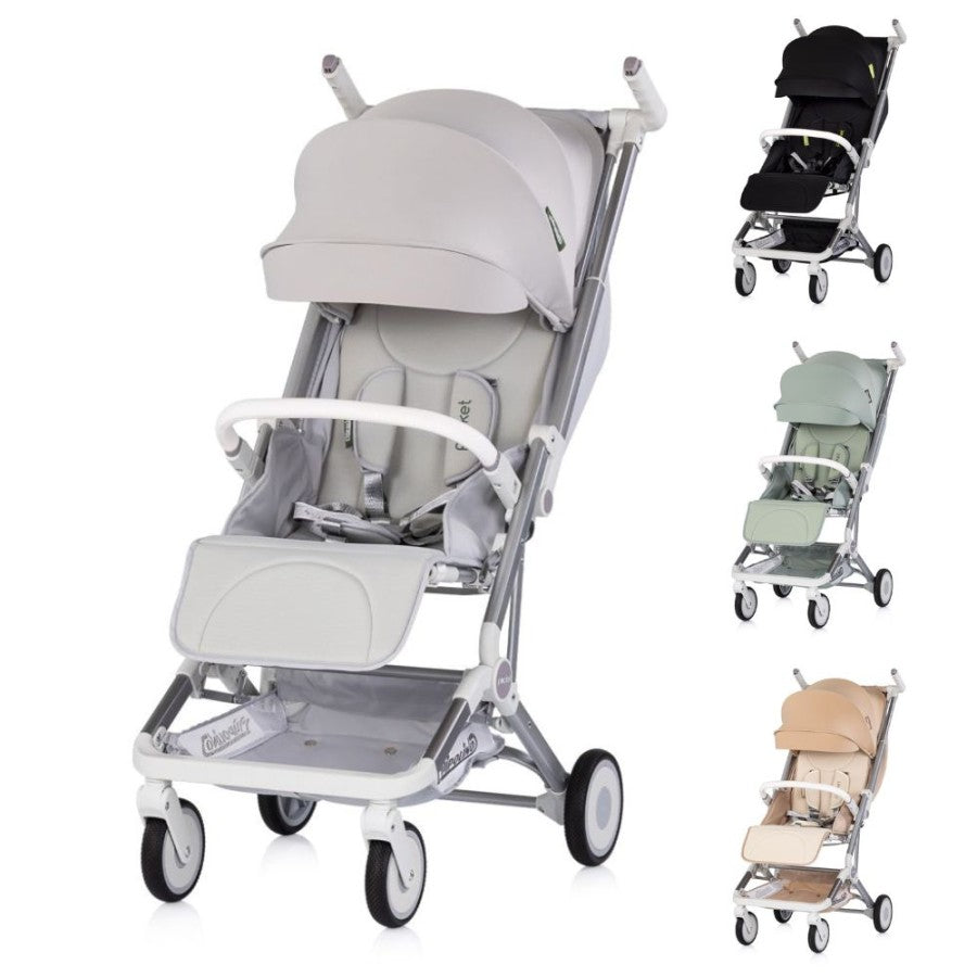 Passeggino piuma pocket chipolino grigio