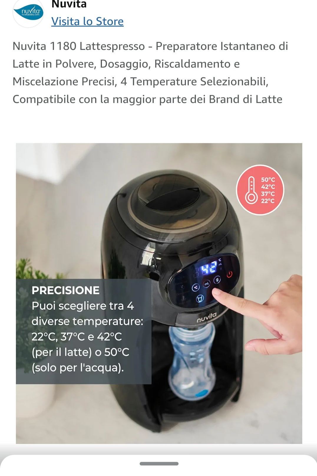Latte espresso Nuvita