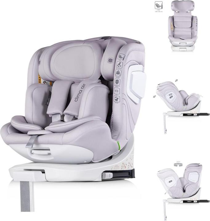 Trio richiudibile choco con sedia auto clima air
