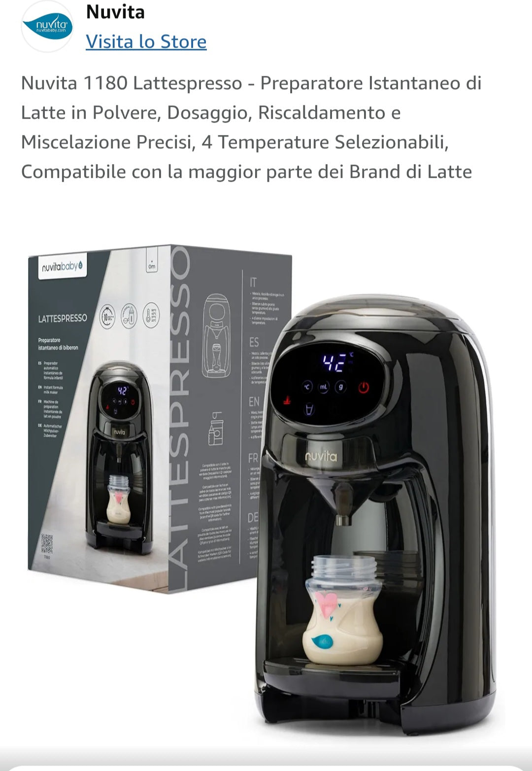 Latte espresso Nuvita