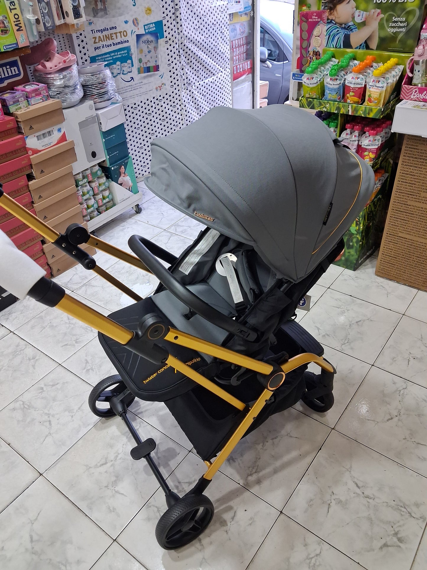 Passeggino twister reversibile limite edizione portata 22kg