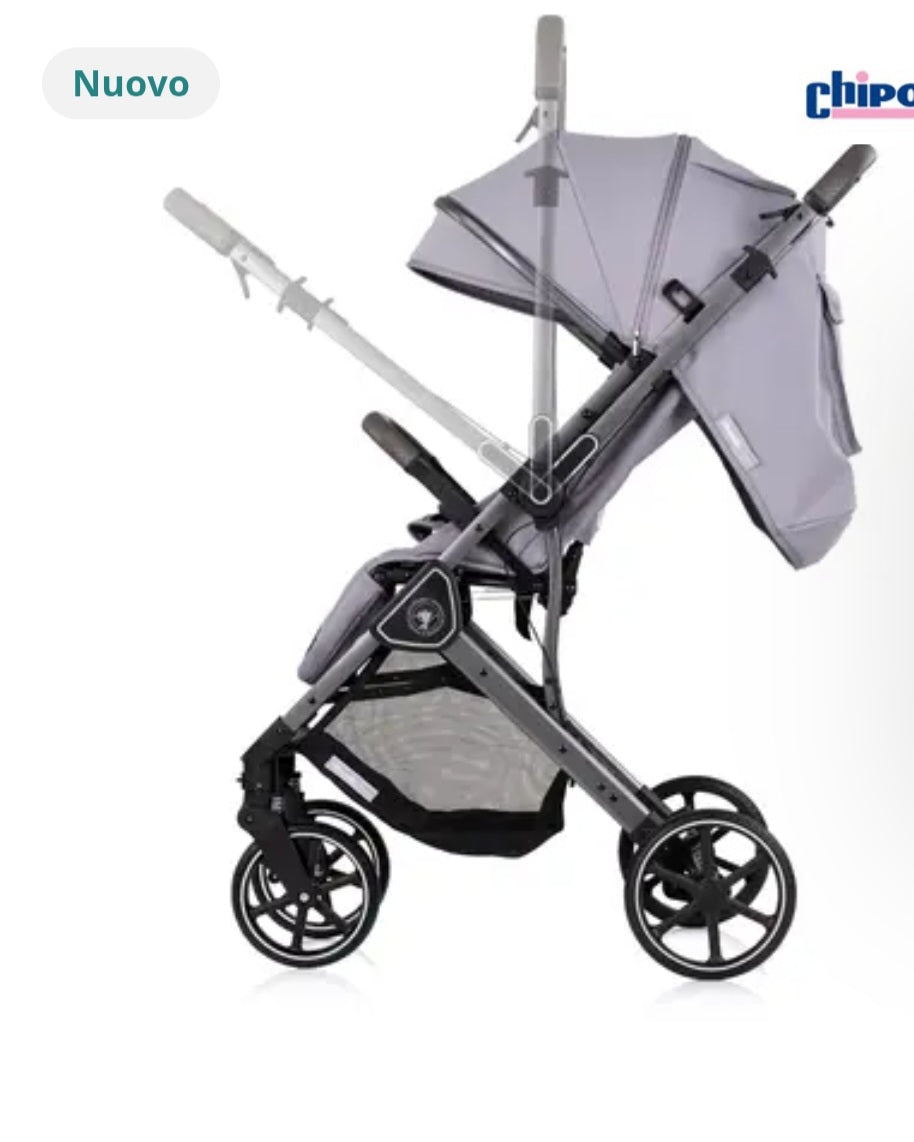 Passeggino xxL omnia reversibile con maniglione chipolino chiusura compatta