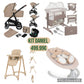 Kit Daniel con trio lionelo 4 pezzi più culla co-sleep lionelo piu sediolone pappananna piu altalena dondolo automatica 499€ completa di spedizione 540 in tutta italia
