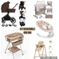Kit richiudibile con trio lionelo freja chocolate più culla co-sleep lionelo sediolone pappananna reclinabile  bagnetto twistshake piu altalena a dondolo automatica 899.99€ completo di spedizione 950 € in tutta italia