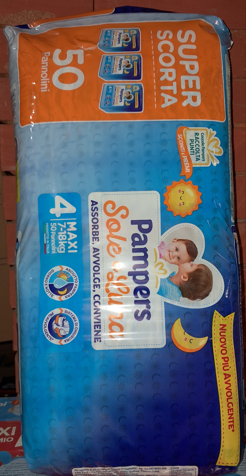 Pampers sole e luna 50pz 4 taglia