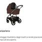 Trio chocolate lionelo 489.90€ completo di borsa ovetto  zanzariera parapioggia coprigambe struttura del passeggino con spedizione in tutta Italia 519.99€