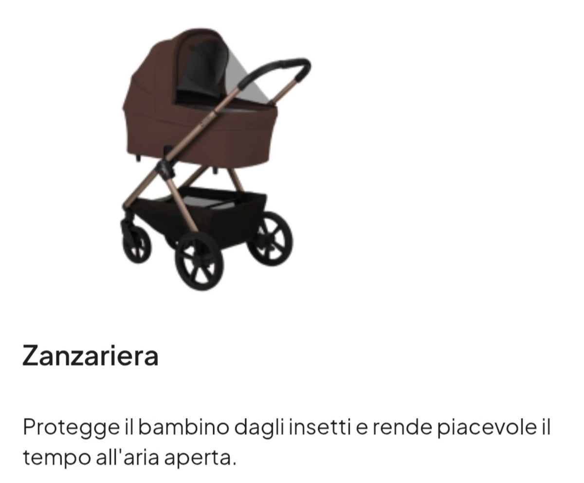 Trio chocolate lionelo 489.90€ completo di borsa ovetto  zanzariera parapioggia coprigambe struttura del passeggino con spedizione in tutta Italia 519.99€