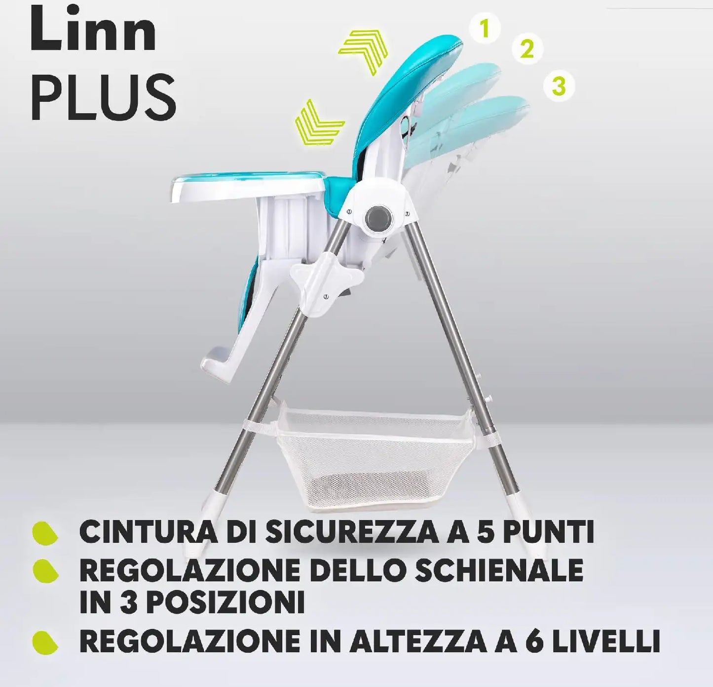 Lionelo linn plus colore azzurro