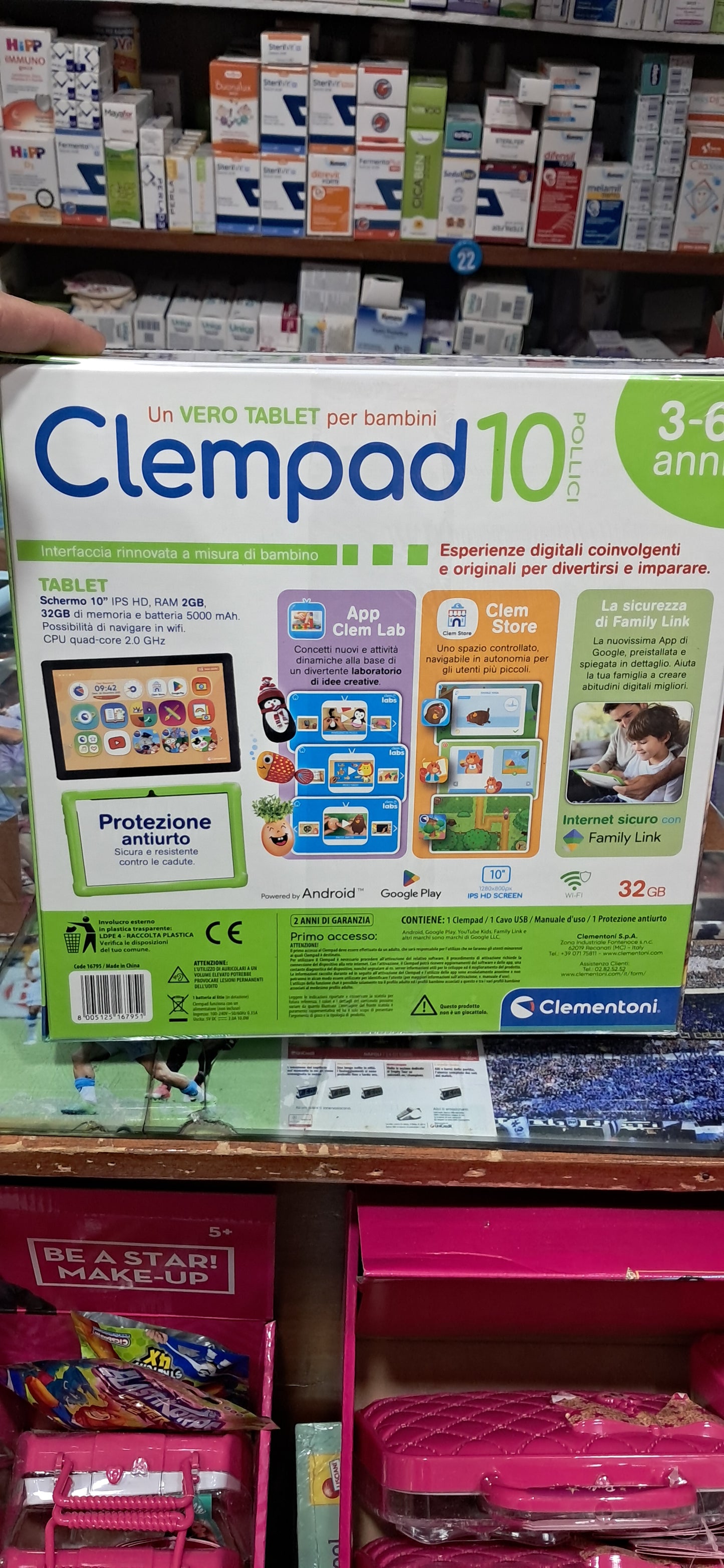 Clem pad 10 pollici wifi