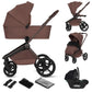 Trio richiudibile choco con sedia auto clima air