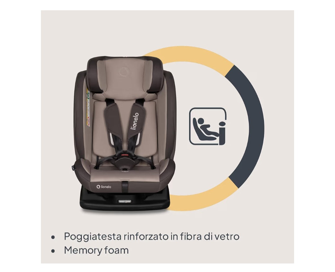 Lionelo art sediolone auto 0 12 reclinabile