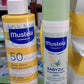 Kit estate passeggino piu kit mustela protezione piu talco zanzare più borsa frigo