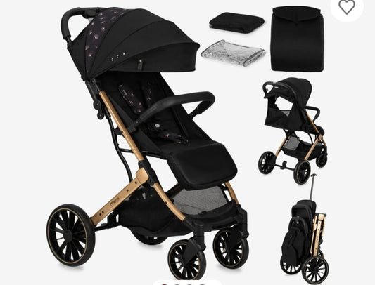 Passeggino moni plus off road full optional con coprigambe zanzariera parapioggia chiusura compattaa trolley