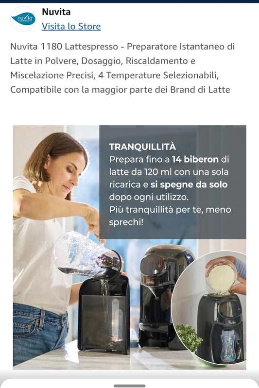 Latte espresso Nuvita