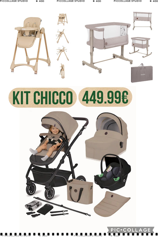 Kit chicco con trio lionelo 4 pezzi piu sediolone pappananna piu culla co sleep completa 449.99€ con spedizione 479.99€ in tutta italia
