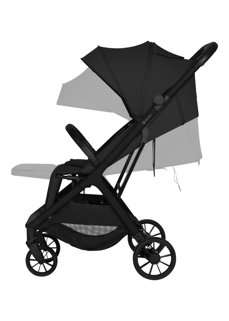 New lionelo cloe plus 2027 completo di coprigambe zanzariera omologato bagaglio aereo chiusura automatica compatta schienale lungo largo
