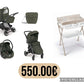 Kit cam 550 con spedizione 580 in tutta italia.Trio completo piu bagnetto fasciatoio cam volare