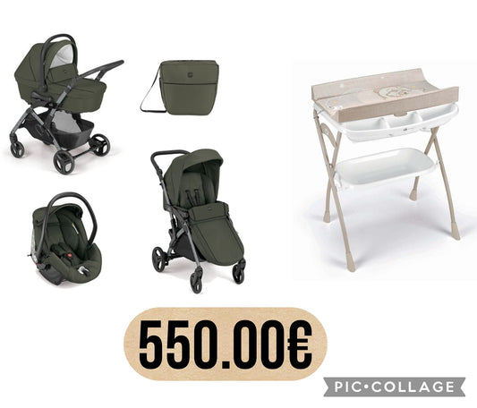 Kit cam 550 con spedizione 580 in tutta italia.Trio completo piu bagnetto fasciatoio cam volare
