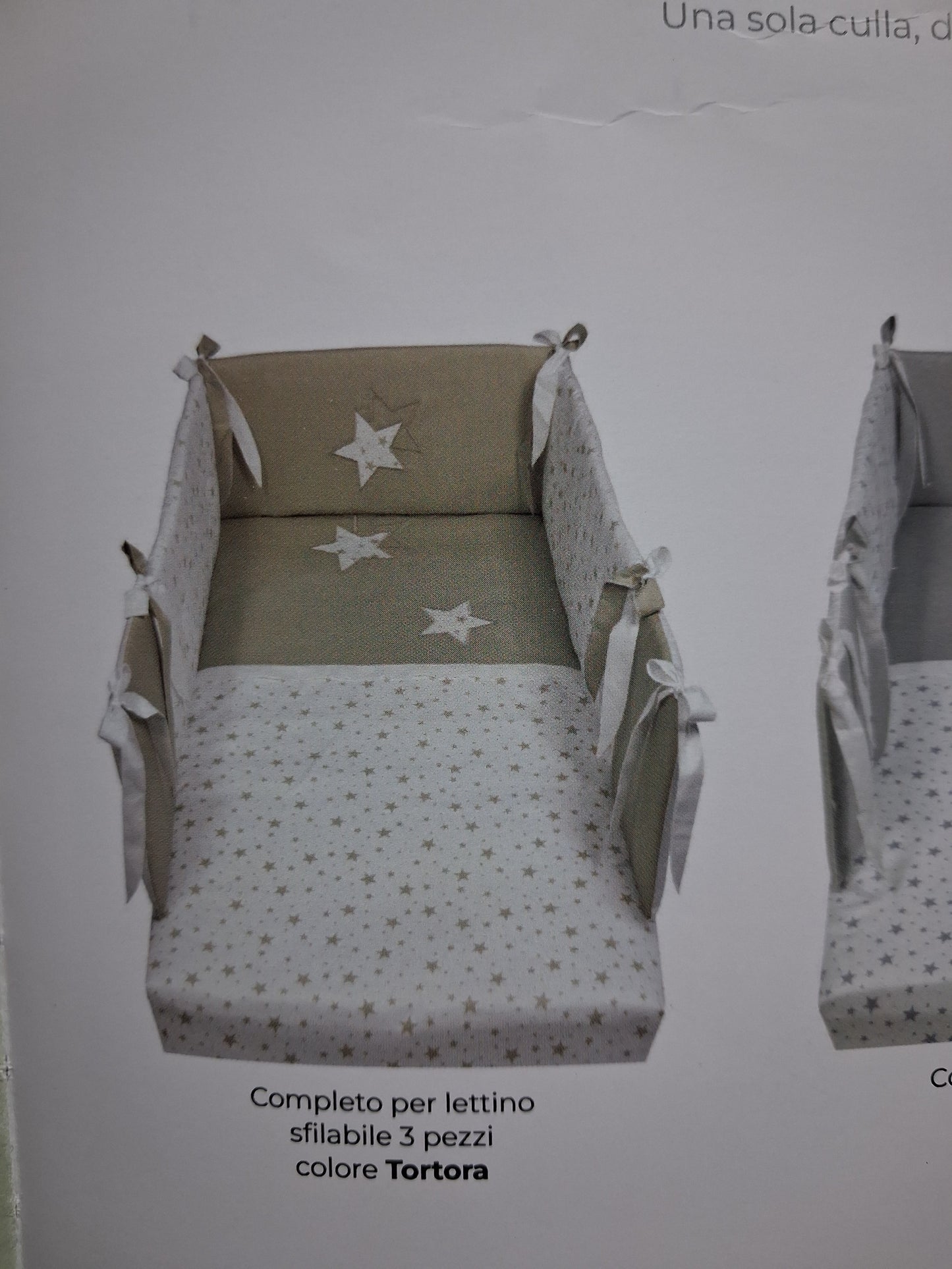 Kit evolutivo  con trio completo 4 pezzi piu culla evolutiva completa di 2 materassi cuscino piumone paracolpi federe 1099
