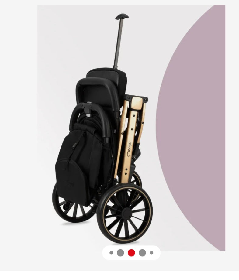 Passeggino moni plus off road full optional con coprigambe zanzariera parapioggia chiusura compattaa trolley