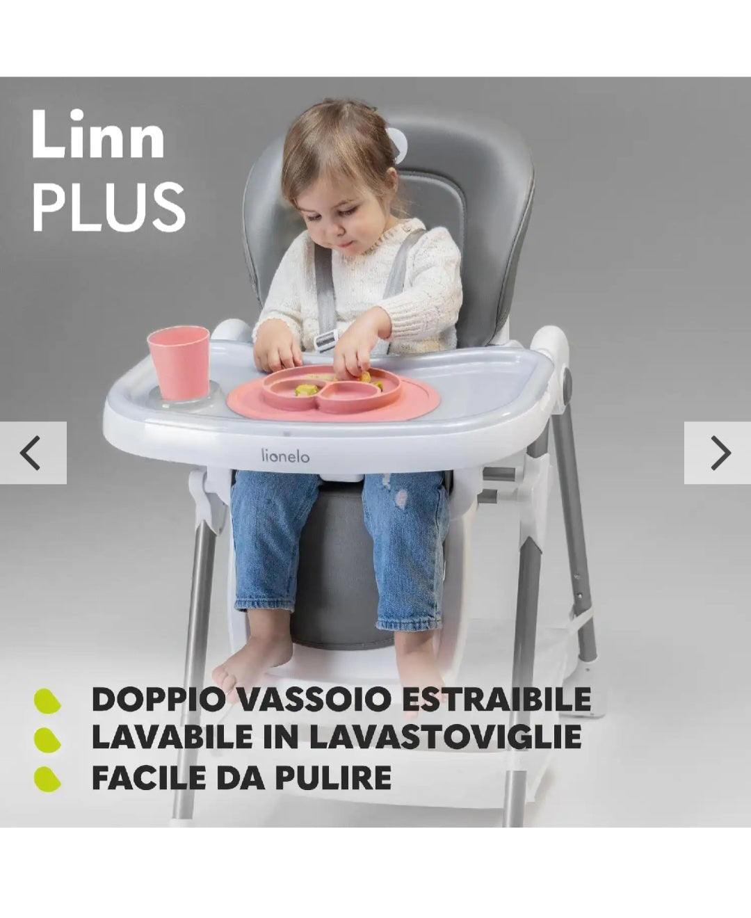 Lionelo linn plus colore azzurro