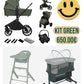 Kit green con trio lionelo off road piu sediolone evolutivo piu culla co sleep completa .prezzo 680 con spedizione in tutta Italia. Consegna tra i 10 13 giorni