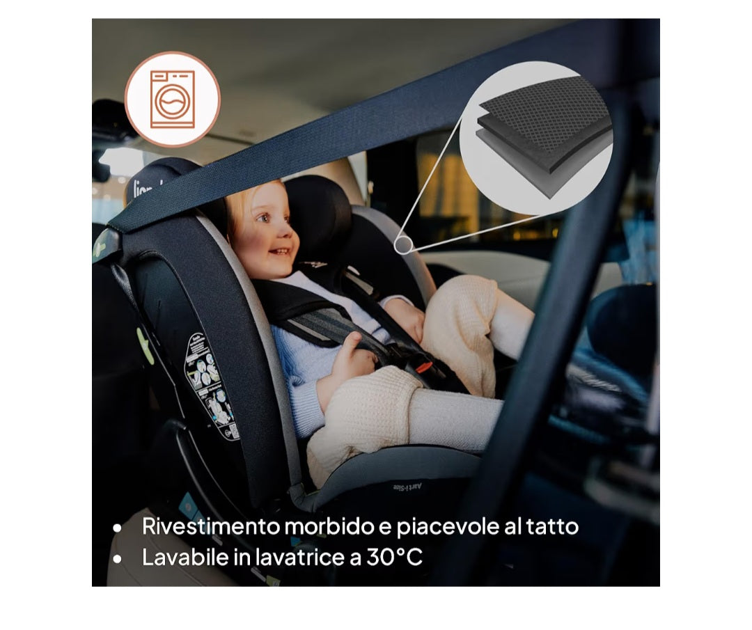 Lionelo art sediolone auto 0 12 reclinabile