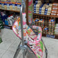 Altalena pieghevole. Disponibile azzurro o rosa