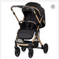 Passeggino xxL omnia  reversibile con maniglione  chiusura compatta completo di coprigambe  4 ammortizzatori leva abbassa alza schienale anti scivolo impermeabile