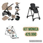 Kit monica con trio lionelo 4 pezzi sediolone pappananna piu altalena a dondolo automatica 459.99€ con spedizione in tutta Italia