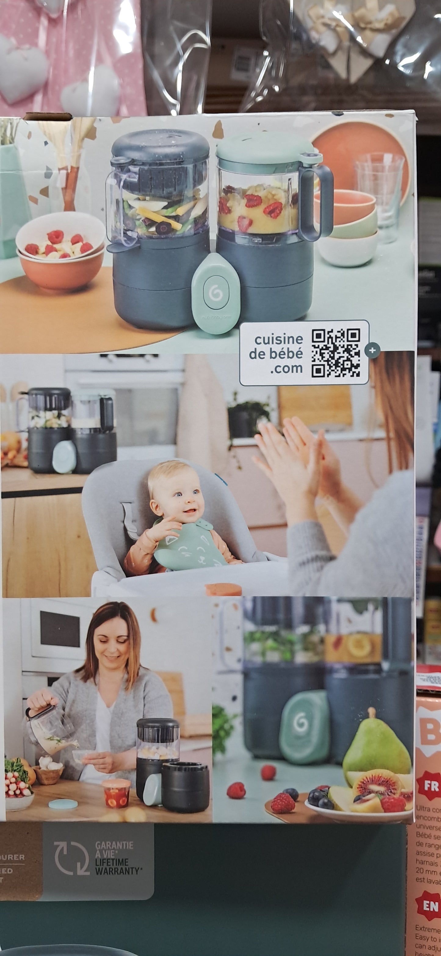 Robot 4 in 1 baby moov cuoce a vapore omegenizza scongela riscalda