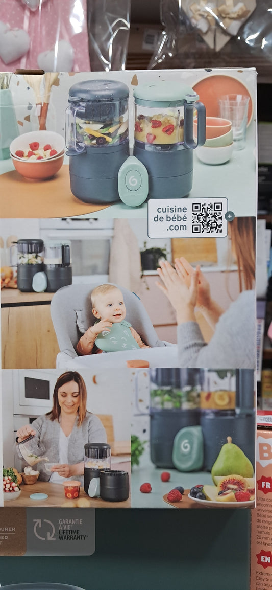 Robot 4 in 1 baby moov cuoce a vapore omegenizza scongela riscalda