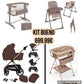 Kit bueno con trio chocolate gold 4 pezzi piu fasciatoio twistshake piu sediolone pappananna piu culla co sleep più omaggio Palestrina 699.99€ completa di spedizione in tutta Italia 739.00 con tutta spedizione