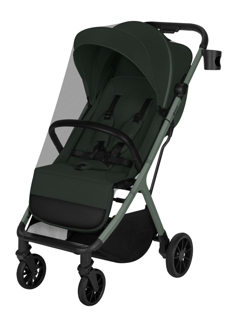 New lionelo 2027 cloè plus con seduta xxL zanzariera coprigambe chiusura automatica leggero 4 ammortizzatori portabiberon sfoderabile upf50 ruote in gomma reclinabile