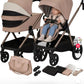 Trio carmine lionelo beige completo di ovetto e passeggino fronte retro completo di materasso con rete anti rigurgito.