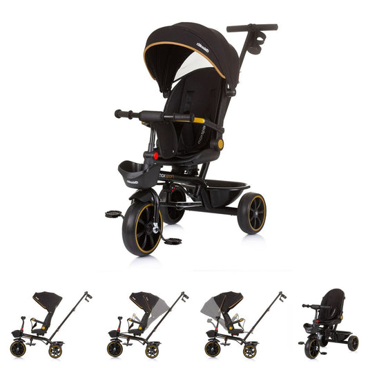 Triciclo max chipolino fronte mamma fronte strada