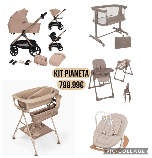 Kit pianeta 799.99€: il trio lionelo carmine edizione lim con borsa ovetto passeg coprigambe zanzariera parapioggia  telaio leggero con ruote in gomma ammortiz imperm, culla co-sleep lionelo sediol pappananna fasci.twistshake altalela 849 con sped in Ital